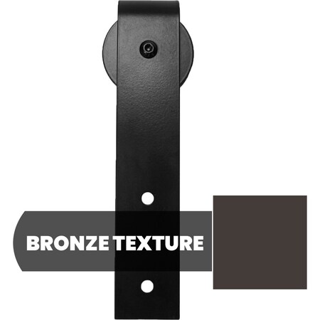 Ekena Millwork Exterior Dummy Roller Series J-Strap Hanger w/ Bolts, Bronze Texture GB6004ERBZ